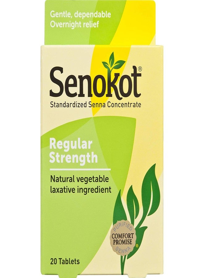 Senokot Natural Vegetable Laxative Ingredient, Tablets, 20 Count - Image 1